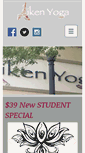 Mobile Screenshot of aikenyoga.com